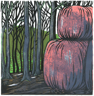 Mild Winter (linocut, 2011)